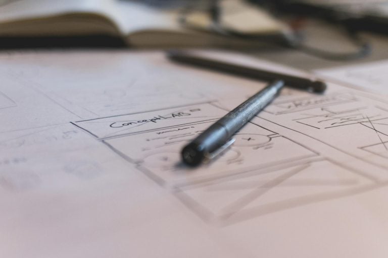 Journal or notebook scene, often used for reflection or planning