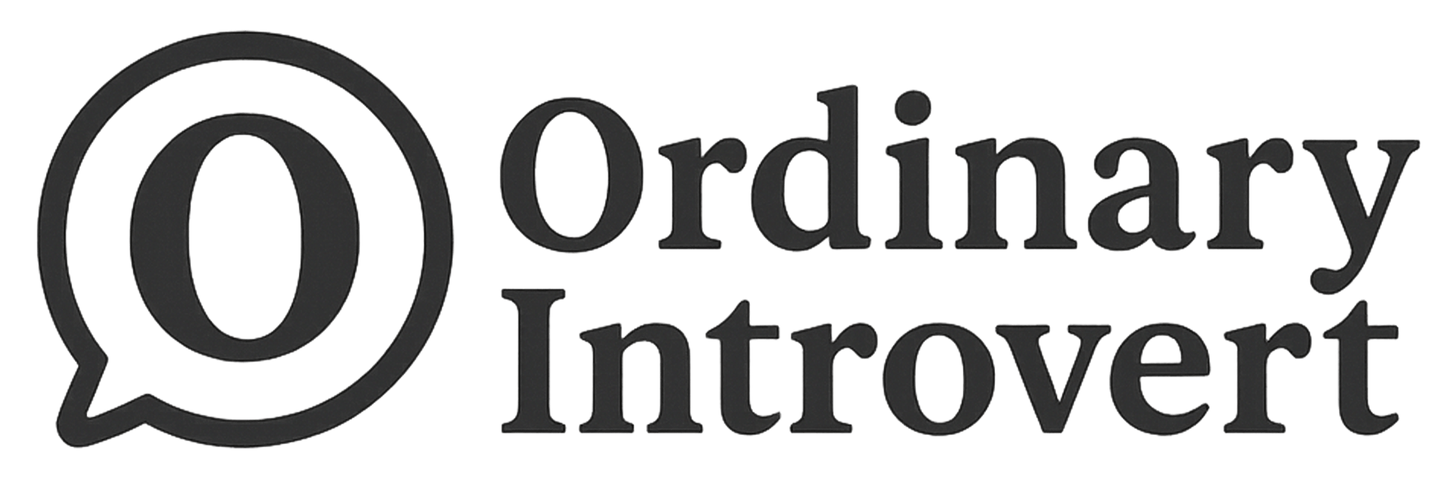 Cropped Ordinary Introvert logo web version in reduced format