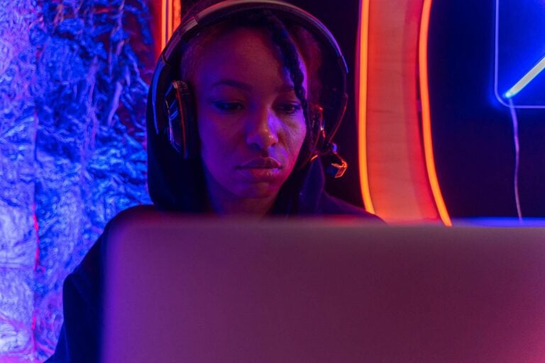 Introvert working quietly in peaceful environment demonstrating focus and creativity