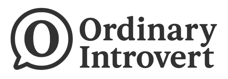 Ordinary Introvert logo web version in full horizontal layout