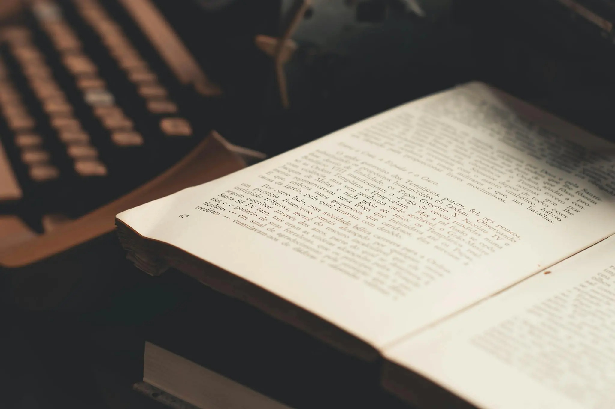 Open book displaying visible text and printed pages clearly