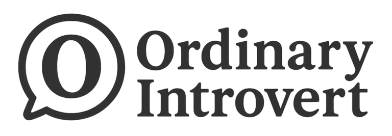 Ordinary Introvert logo web version in full horizontal layout